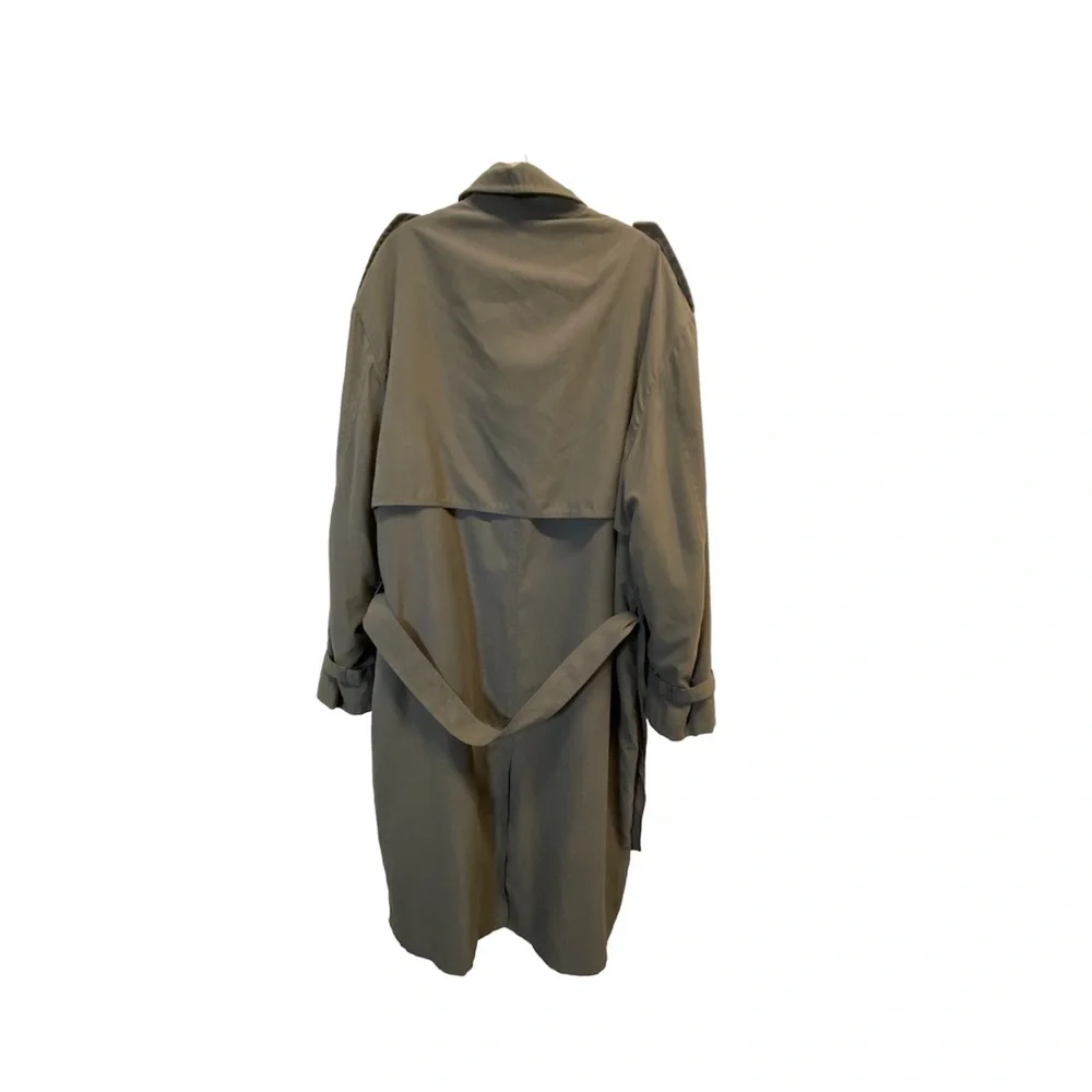 Vintage BILL BLASS Men’s Trench Coat With Hood Size XXL - Picture 2 of 16